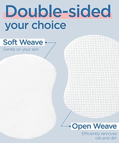 Premium Double-Sided Facial Pads - 180 Pads - Lint free - for Makeup Remover and Toner - Rayon face pads for toner and cleasing - Rayon not cotton balls - Exfoliating cotton rounds for face (180 Pads)