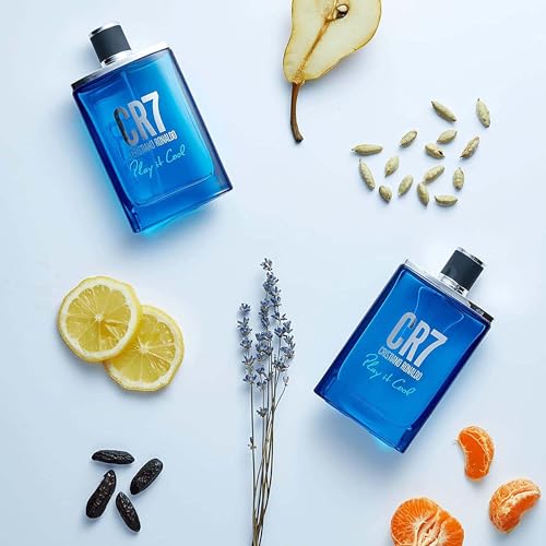 Cristiano Ronaldo Eau De Toilette Cologne for Men - Mandarin, Bergamot, Lavender, and Musk Scent - 3.4 oz
