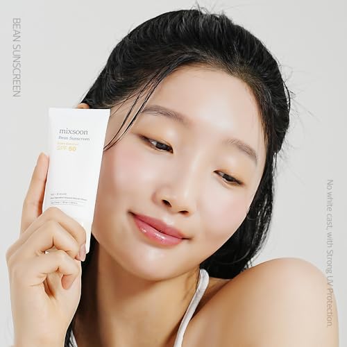 mixsoon Bean Sunscreen SPF 50 Airy Texture Type For Face Korean Skin Care 1.69 fl oz / 50ml
