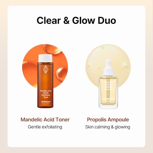 [BY WISHTREND] 5% Mandelic Acid Gentle Exfoliating Toner | AHA BHA with CICA, Licoric Root, Hyaluronic Acid, Beta-Glucan for Sensitive Skin with Dark Spots & Dullness & clogged pores,150ml