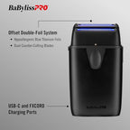 BaBylissPRO UVFOIL UV-Disinfecting Metal Double-Foil Shavers