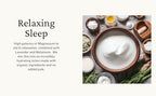 Magnesium Sleep Lotion with Lavender and Melatonin - Topical Application Night Cream- High Potency - Organic Materials - Large Size - Great Value - 8 fl. oz
