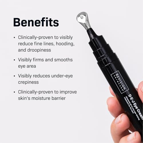 Revision Skincare D·E·J Eye Cream®, Firming and Moisturizing Treatment for Fine Lines, Wrinkles and Crow’s Feet