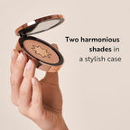 M. Asam MAGIC FINISH Satin Bronzer Gold & Hazel (0.22 oz) - 4-in-1 Bronzer Powder, Satin-Touch Texture, Creamy-Soft with Ultra-Fine Color Pigments, Vegan & Silicone-Free