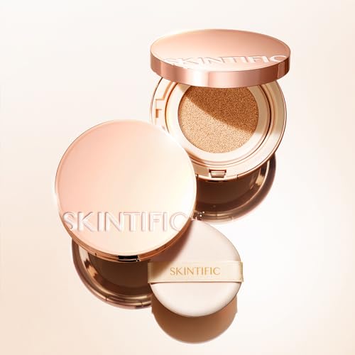 Cushion Foundation | Cover All Perfect Air Cushion | SPF 35 PA++++ | Oil-Control Waterproof Fondation Sweatproof Matte Finish Poreless Foundation Flawless BB Cream CC Cushion Makeup