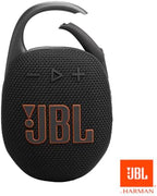 JBL Clip 5 - Ultra-Portable, Waterproof & Dustproof Bluetooth Speaker, Big Pro Sound with Punchy bass, Integrated Carabiner, Up to 12 Hours of Play, Made in Part with Recycled Materials (Black)