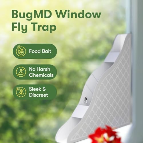 BugMD Barfly and Window Fly Trap Bundle - Window Fly Paper Trap for Indoor, Window Fly Strips for Home, Fly Catcher