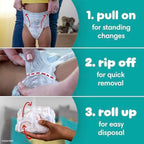 Pampers Diapers - Swaddlers 360 - Size 3, 156 Count, for up to 100% Leakproof Premium Skin Protection