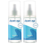 Aluminum Free Deodorant & Body Spray for Whole Body - Waves 4oz (2 Pack) Clean Deodorant and Body Spray for Teen Boys and Girls - With AHA For Body Acne - Body Spray for Teens Formula