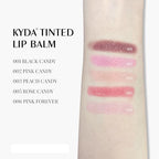KYDA 2 Colors Tinted Lip Balm, Hydrating Sheer Formula Lip Balm, Natural Glossy Finish, Moisturizing Lip Care Balm for Dry Lips, Black Candy +Rose Candy