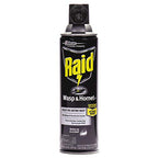 Raid Wasp and Hornet Killer Spray, Kills the entire nest, Kills Paper Wasps, Yellow Jackets, Mud Daubers and more, 14 oz (Pack of 12)