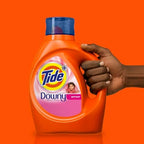 Tide Plus A Touch of Downy Liquid Laundry Detergent, April Fresh, 84 fl oz, 59 loads, HE Compatible