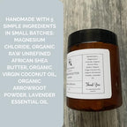 8oz ORGANIC LAVENDER MAGNESIUM LOTION | Handmade | All Natural | Vegan | Cruelty-Free | U.S. Made 8oz