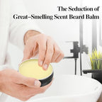 2X Concentration Biotin Beard Balm for Men & Conditioning Beard Wax - Made with Castor Oil Natural and Organic Ingredients - Hydrates & Thickens Facial Hair Growth- 2 Ounce Tin (Vanilla)