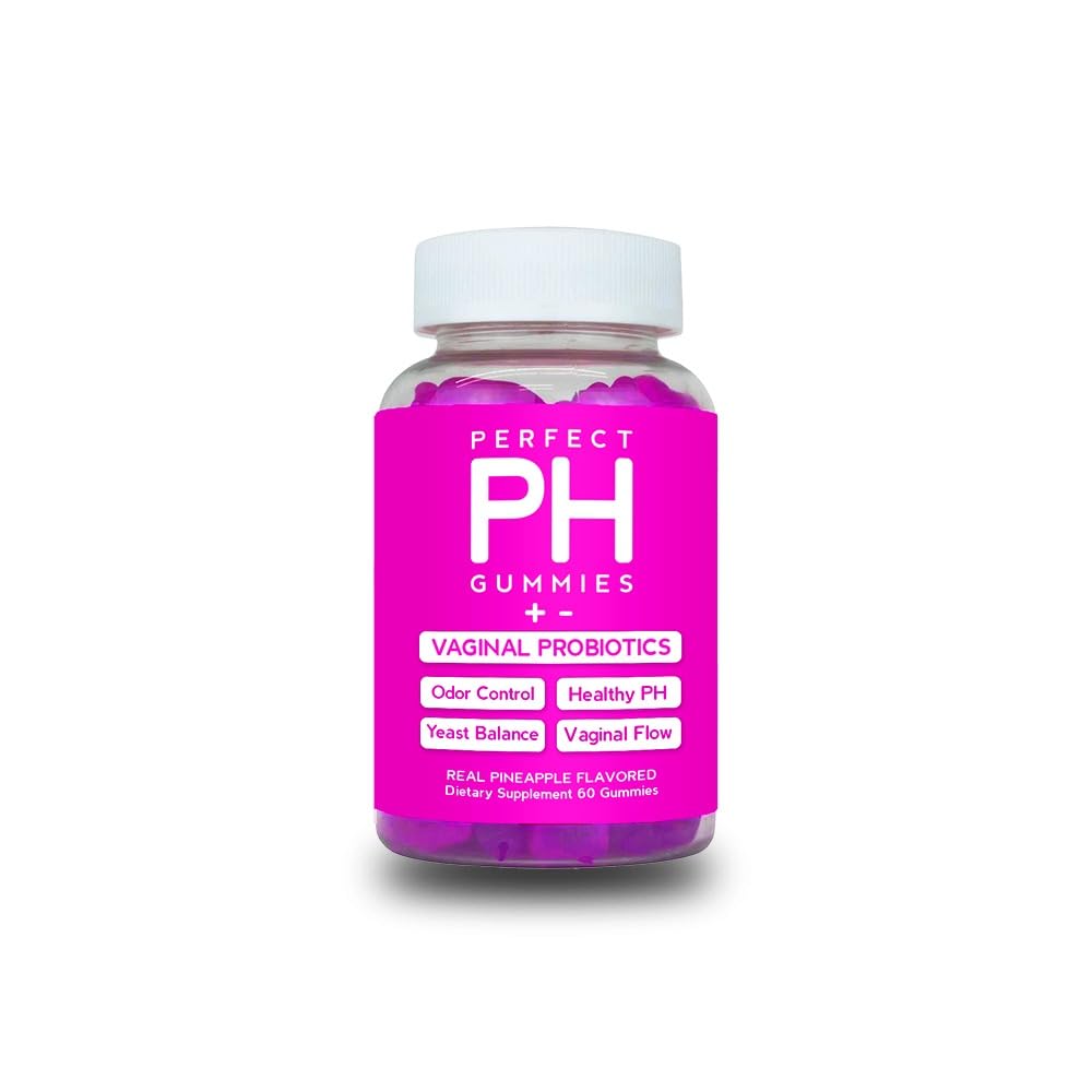 Curvy Body Bears CBB Perfect PH Probiotic Gummies for Women with Vitamin C | Daily Feminine Wellness Supplement | Pineapple Flavor | 60 Gummies