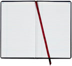 Adams Record Ledger, Hard Bound Textured Cover, 7.5 x 12.25 Inches, 150 Acid Free Pages, Navy (ARB712R1M)