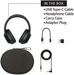 Sony WH-1000XM4 Wireless Premium Noise Canceling Overhead Headphones with Mic for Phone-Call and Alexa Voice Control, Black WH1000XM4