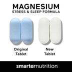 Smarter Nutrition Magnesium Complex - Chelated Magnesium Glycinate + Citrate, Malate for Sleep, Relaxation, Muscle & Nerves + Clinically Proven L-Theanine, Non-GMO-180 Tablet[90-Day Supply]