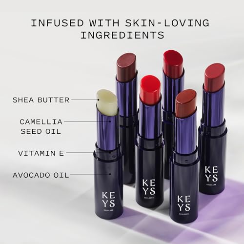 Keys Soulcare Comforting Tinted Lip Balm with Avocado Oil, Moisturizes, Smooths & Softens, Sheer Color, Smooth Silky Formula, Cruelty-Free 0.1 Oz