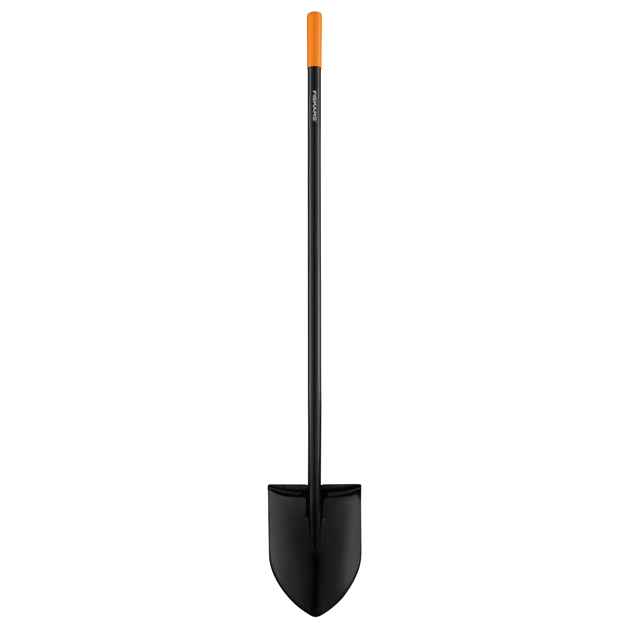 Fiskars 57" Garden Digging Shovel, Heavy Duty Steel Tool, Straight Handle