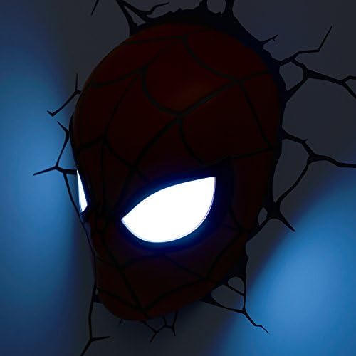 3DLightFX Marvel Spiderman Mask 3D Deco Light