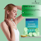 Eucalyptus for Shower Stuff Steamers wtih Tray,Shower Tablets for Women and Men, Steamers Bombs Aromatherapy for Relaxation and Stress Relief, Perfect for Self Care Items and Bath Gifts (20 Pcs)
