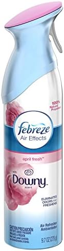 Febreze Air Effects - With Downy Scent - April Fresh - Net Wt. 9.7 OZ (275 g) Per Can - Pack of 2