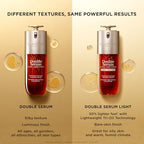 Clarins DOUBLE SERUM | Anti Aging Face Serum | Visibly Firms, Smoothes, Boosts Radiance, and Refines Pores | 24H Hydration | All Skin Types, 1 Fl Oz