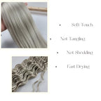 Silver Braiding Hair Pre stretched for Boho Braids Pre stretched Boho Braiding Hair