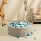 GOGOSO Ball Pits Balls for Toddlers Pack of 50 100 200 Plastics Shape Ball Non-Phthalate Non-BPA Non-Toxic 2.2-Inch Crush Proof Play Balls