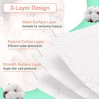 444PCS Square Cotton Pads for Face, Ultra Soft & Lint-Free & Textured, Facial Eye Makeup Remover Pads, Face Pads Cleansing Cotton Squares, Natural Premium Cotton Rounds Cosmetic Cotton Pads for Toner