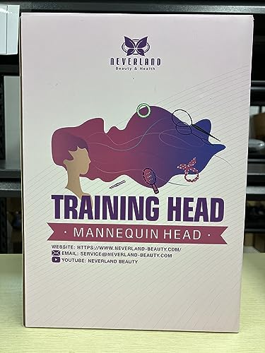 28Inch 60% Real Hair Makeup Mannequin Head, Cosmetology Mannequin Head with Hair for Makeup Braiding Curling Cuting,Makeup Doll Head for Hair Styling with Table Clamp Hair Styling Set(Dark Brown)