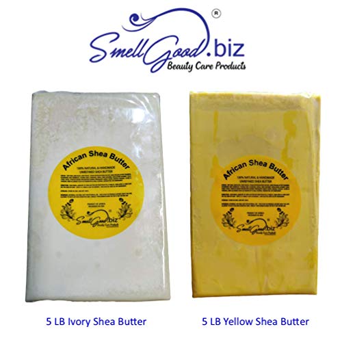 Purest Ivory Unrefined African RAW Real Shea Butter 5lbs