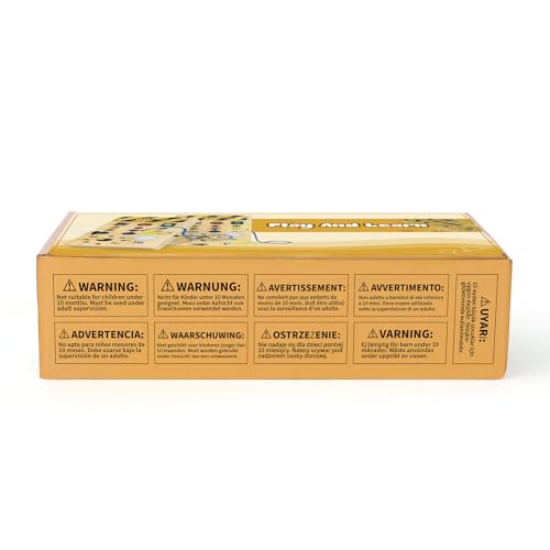 Montessori Wooden Busy Board with 8 LED Light switches, Sensory Toys Light Switch Travel Toys for 1+ Year Old Baby and Toddler