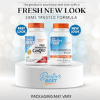 Doctors BEST High Absorption CoQ10, Heart & Energy Support, USP Verified, Naturally Fermented CoQ10, Non-GMO, Gluten Free, Soy Free, Vegan 360 Veggie Caps