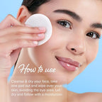 MAREE Glycolic Acid Pads - Toner Pads for Face Cleansing - Tea Tree Oil, Salicylic Acid & Vitamins E, B3, B5 - Facial Peel & Radiance Deep Cleaning Effect - 50 Count
