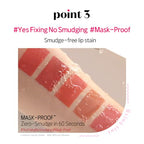 ETUDE Fixing Tint #01 Analog Rose (4g) | Long Lasting High Pigmented Liquid Lipstick | Waterproof Lightweight Matte Finish Lip Stain | Full Coverage | Korean Makeup, Kbeauty