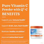 Doctor's Best Vitamin C Powder with Q-C, Healthy Immune System, Brain, Eyes, Heart and Circulation, Joints, Sourced from Scotland, 250G, 8.8 Ounce