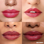 Peel Off Lip Stain - Long Lasting, Transfer Proof and Waterproof Tattoo Lip Tint, Matte Finish Lip Stain Peel Off, Infused with Vitamin E & Algin & Hydroxyacetophenone, #002 Coral