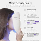 Led Face Mask, Red Light Mask for Face, FSA/HSA Eligible, Infrared, Red & Blue Light Mask for Skin Care, Wrinkle Reduction, Wireless Face Mask. (Miracle STAR RB-010)