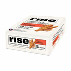 Rise Whey Protein Bars - Honey Cinnamon | Breakfast Bar & Protein Snack 18g Protein 4g Fiber Just 5 Whole Food Ingredients Gluten-Free Soy Free
