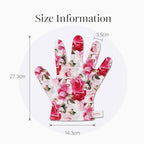PETITFEE Rose Petal Satin Hand Mask (5pairs) - Intensive Nourishing, Moisturizing Gloves, Rose Scented Hand Repair Masks with Peptide, Collagen, Shea Butter for Silky Smooth Hand, Hand Treatment