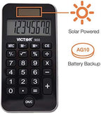 Victor 900 Antimicrobial Pocket Calculator, 8-Digit LCD