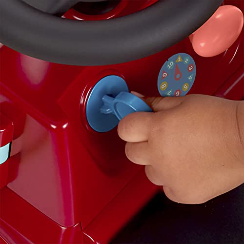 Radio Flyer Tinker Truck With Lights & Sounds, Toddler Ride On Toy, For Ages 1-3, Red