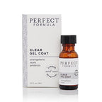Perfect Formula Clear Gel Coat - Nail Strengthener, Keratin Treatment, Clear Nail Polish - Strengthener for Damaged Nails - Made In The USA .60 fl oz.