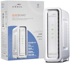 ARRIS (SB8200) - Cable Modem - Fast DOCSIS 3.1 32x8 Gigabit Cable Modem , Approved for Comcast Xfinity, Cox, Charter Spectrum, & more | 1 Gbps Max Internet Speed, 4 OFDM Channels - (No Built-in Wifi)