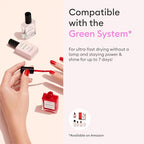 Manucurist • Green Nail Polish Bois de Rose • Natural Classic Nail Polish 9-Free • Vegan and Plant-Based Nail Polish (80%) • Manicure & Nail Care • 0.5 fl oz (BOIS DE ROSE)
