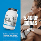 Levels 100% Micellar Casein Protein, Hormone Free, Unflavored 2LB