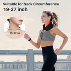 Comfytemp Portable Cordless Red Light Therapy for Neck Pain Relief, FSA HSA Eligible Near Infrared Light Therapy Neck Wrap, Rechargeable Wireless Wearable Light Wrap for Travel