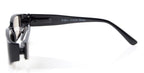 CessBlu Computer Glasses with Crystals for Women Reading Blue Light Filter Eyeglasses(Black) without Strength